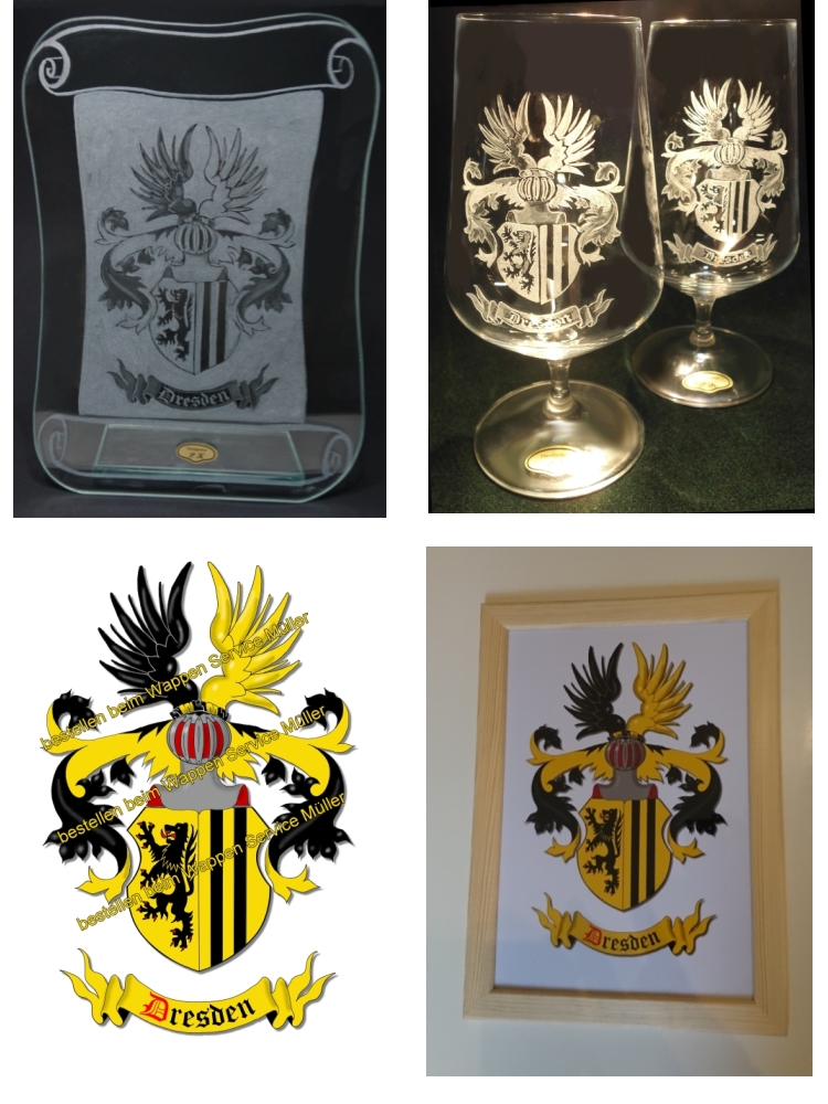 Dresden Wappen, historisch